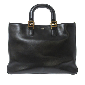 Fendi FF Leather Satchel