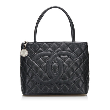 Chanel Caviar Medallion Tote Tote Bag