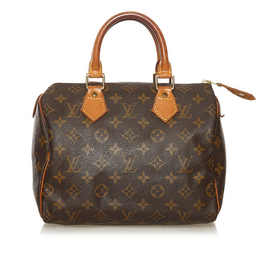 Louis Vuitton Monogram Speedy 25 Boston Bag