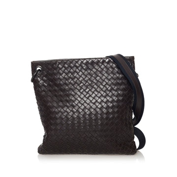 Bottega Veneta Intrecciato Leather Crossbody Bag