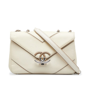 CHANEL CC Chevron Flap Shoulder Bag