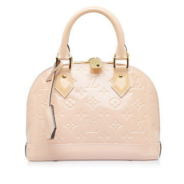 LOUIS VUITTON Monogram Vernis Alma BB Satchel