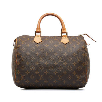 LOUIS VUITTON Monogram Speedy 30 Boston Bag