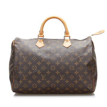 Louis Vuitton Monogram Speedy 35 Boston Bag