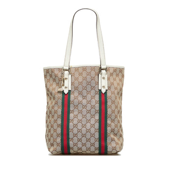 GUCCI GG Canvas Jolicoeur Tote Tote Bag