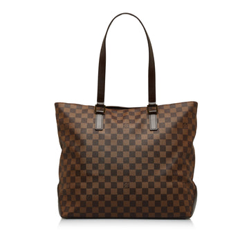 LOUIS VUITTON Damier Ebene Cabas Mezzo Tote Bag