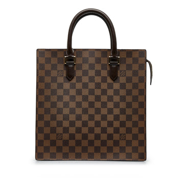 LOUIS VUITTON Damier Ebene Venice Sac Plat Tote Bag