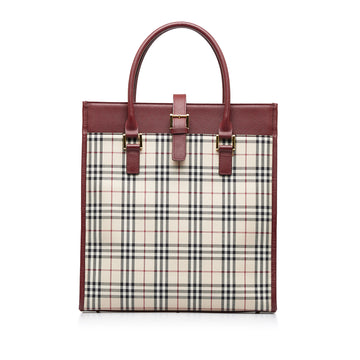 BURBERRY House Check Tote Bag