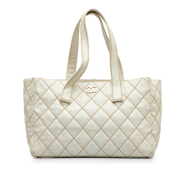 CHANEL CC Wild Stitch Tote Tote Bag