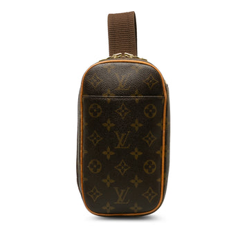 LOUIS VUITTON Monogram Pochette Gange Crossbody Bag