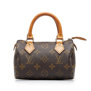 LOUIS VUITTON Monogram Nano Speedy Bandouliere Satchel