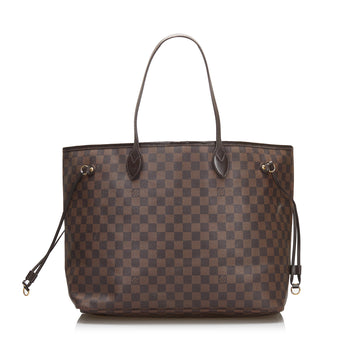 Louis Vuitton Damier Ebene Neverfull GM Tote Bag