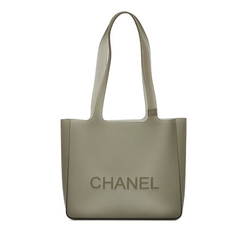 CHANEL Logo Jelly Tote Bag