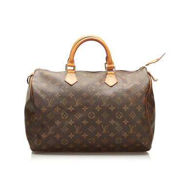 Louis Vuitton Monogram Speedy 35 Boston Bag