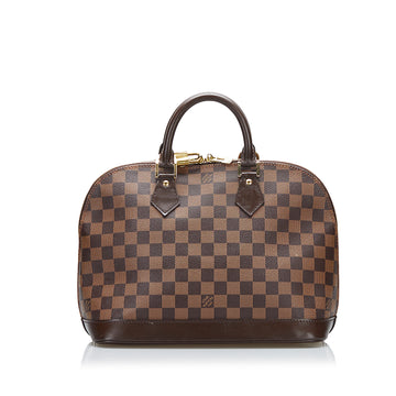 Louis Vuitton Damier Ebene Alma PM Handbag