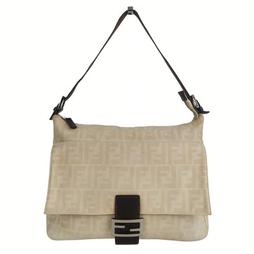 FENDI Fendi Fendi Mamma shoulder bag in beige monogram canvas