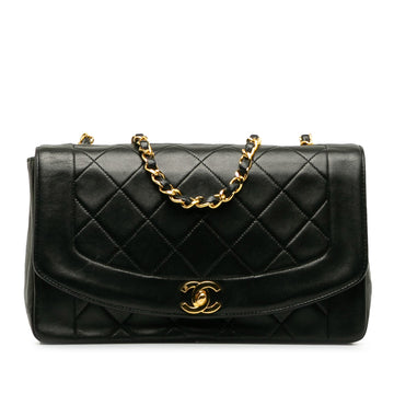 CHANEL Medium Lambskin Diana Flap Crossbody Bag