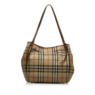 BURBERRY Haymarket Check Canterbury Tote Bag