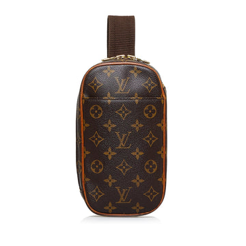 LOUIS VUITTON Monogram Pochette Gange Backpack