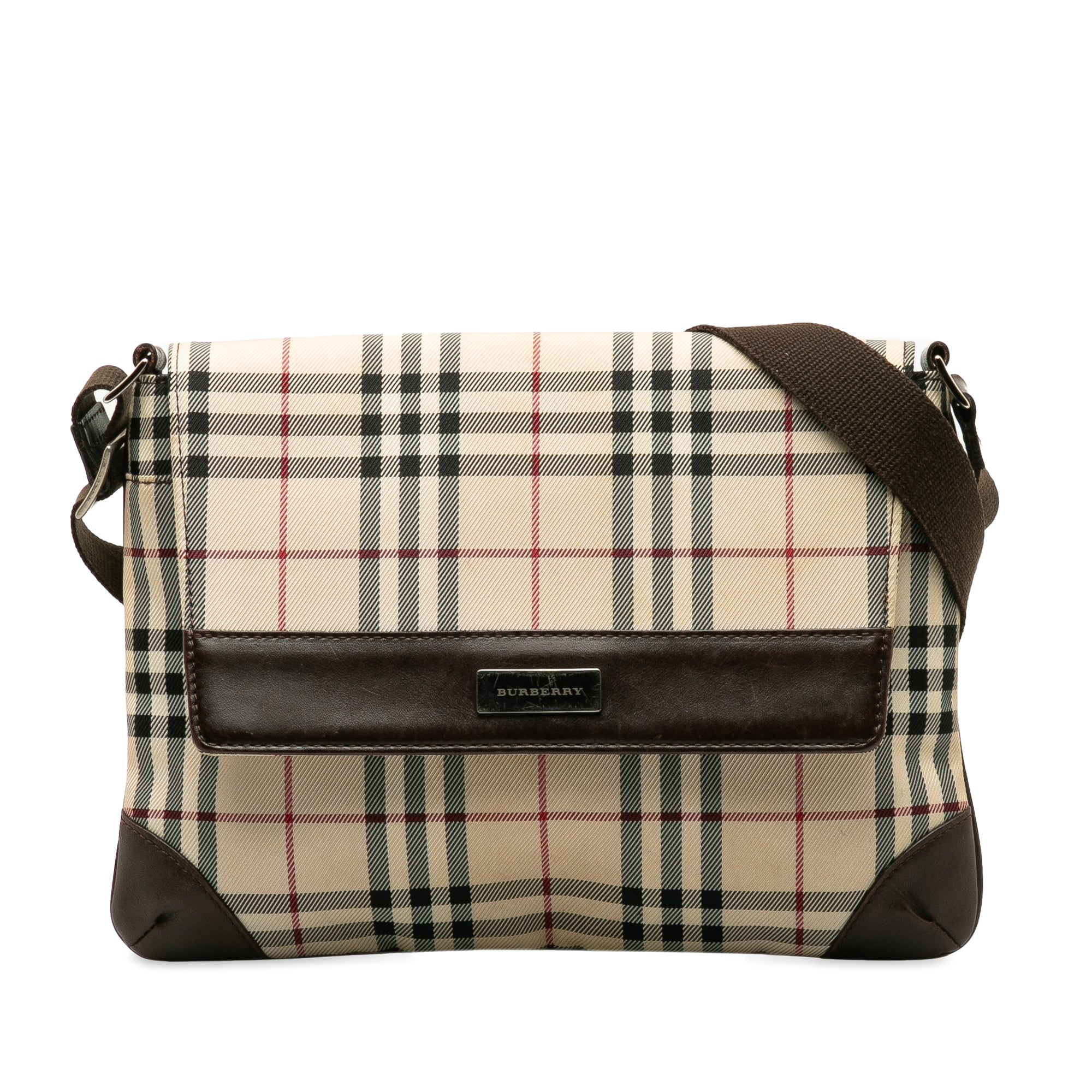 Burberry house best sale check satchel