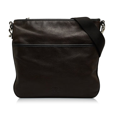 LOEWE Anagram Leather Messenger Bag