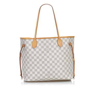 Louis Vuitton Damier Azur Neverfull MM Tote Bag