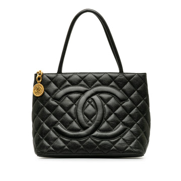 CHANEL Caviar Medallion Tote Tote Bag