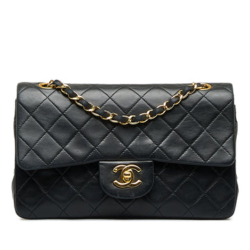 CHANEL Medium Classic Lambskin Double Flap Shoulder Bag