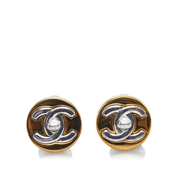 CHANEL CC Clip-On Earrings Costume Earrings