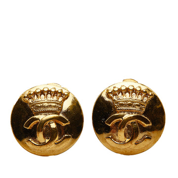 CHANEL CC Clip On Earrings Costume Earrings