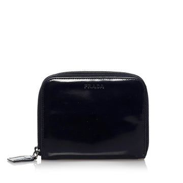 Prada Patent Leather Small Wallet Small Wallets