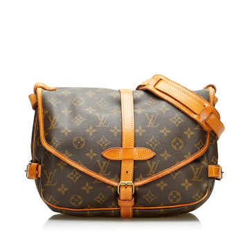 LOUIS VUITTON Monogram Saumur 25 Crossbody Bag