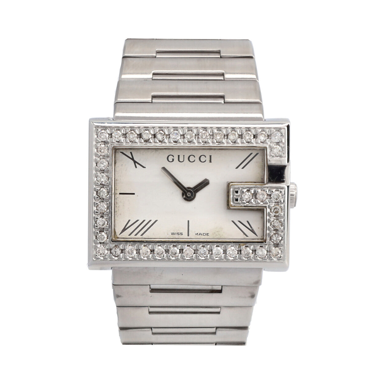 Gucci diamond g on sale watch