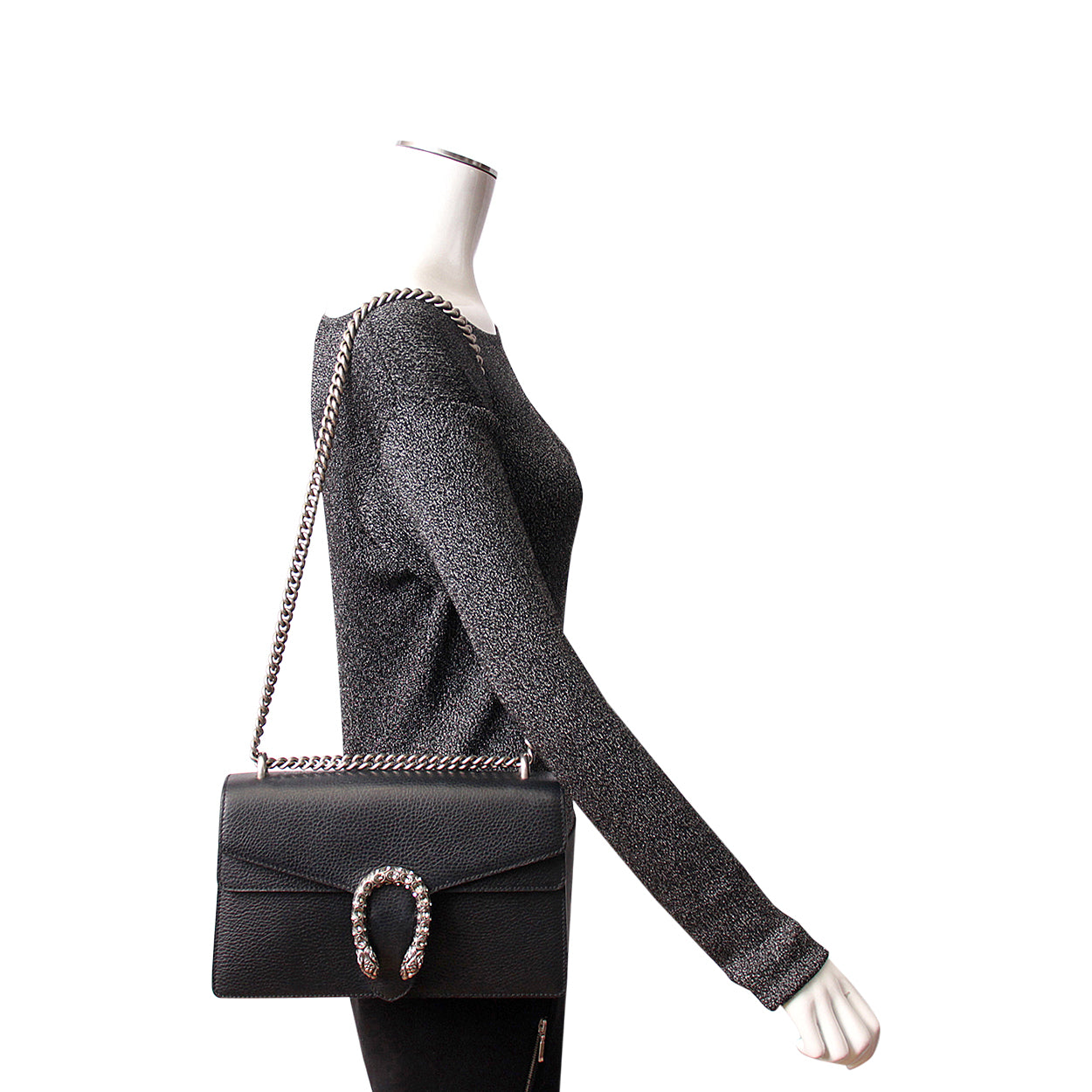 Dionysus small discount shoulder bag black