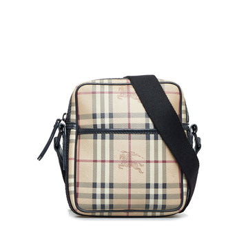 BURBERRY Haymarket Check Crossbody Bag