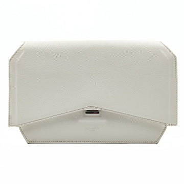 GIVENCHY Givenchy maxi pochette in white patent leather