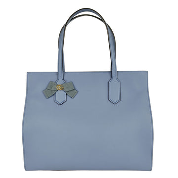 GUCCI Shopper handbag in light blue leather Japan Exclusive