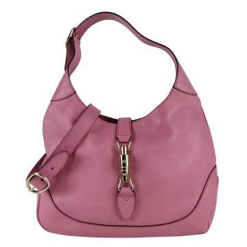 GUCCI Jackie 1961 shoulder bag in pink leather