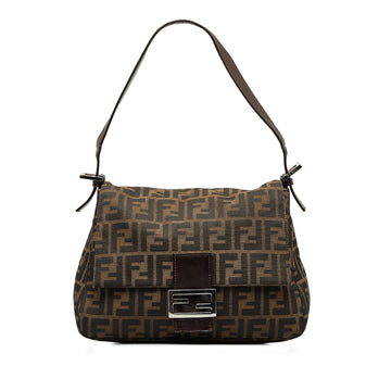 FENDI Zucca Canvas Mamma Forever Shoulder Bag