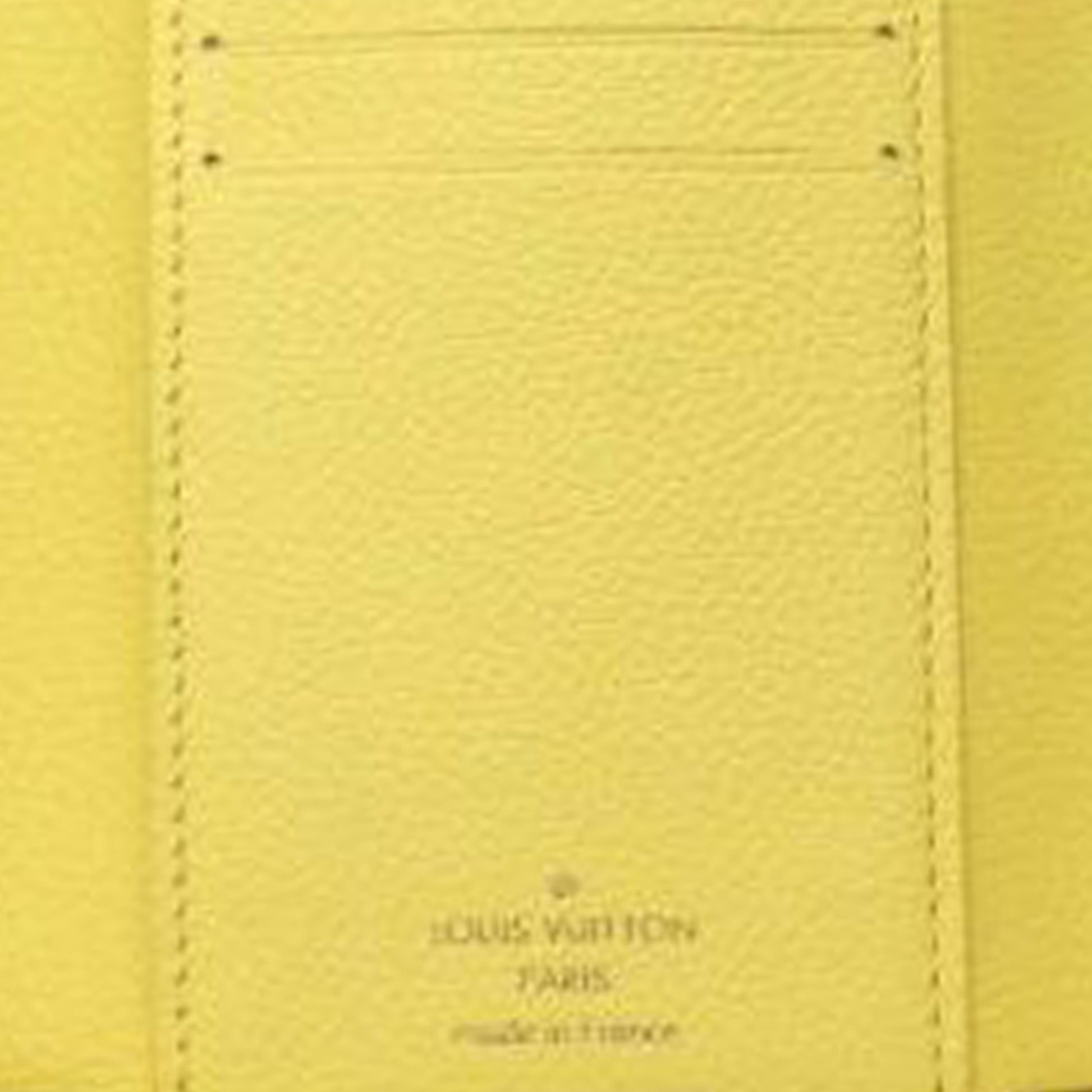 Yellow Louis Vuitton Monogram Empreinte Victorine Wallet