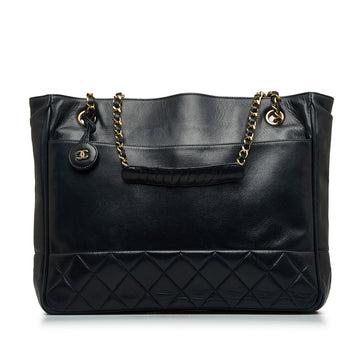 CHANEL Quilted Lambskin Tote Bag