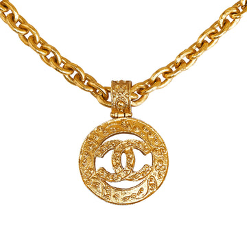 CHANEL CC Pendant Necklace Costume Necklace