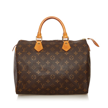 Louis Vuitton Monogram Speedy 30 Boston Bag