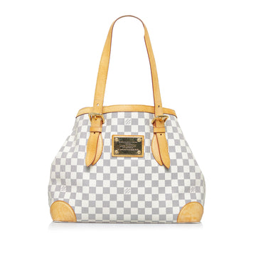 LOUIS VUITTON Damier Azur Hampstead MM Tote Bag