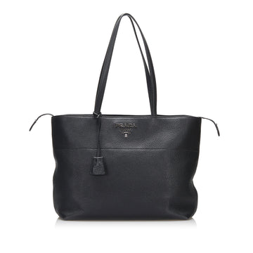 Prada Vitello Grain Shopping Tote Bag