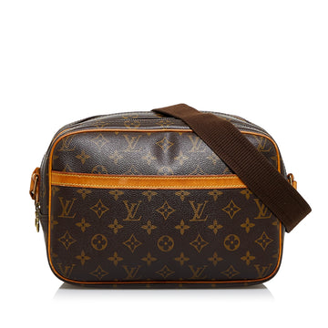 LOUIS VUITTON Monogram Reporter PM Crossbody Bag