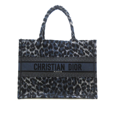 DIOR Medium Leopard Mizza Book Tote Tote Bag