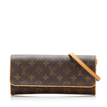 Louis Vuitton Monogram Pochette Twin GM Crossbody Bag