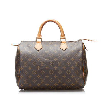 Louis Vuitton Monogram Speedy 30 Boston Bag