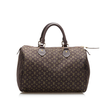 Louis Vuitton Monogram Mini Lin Speedy 30 Boston Bag